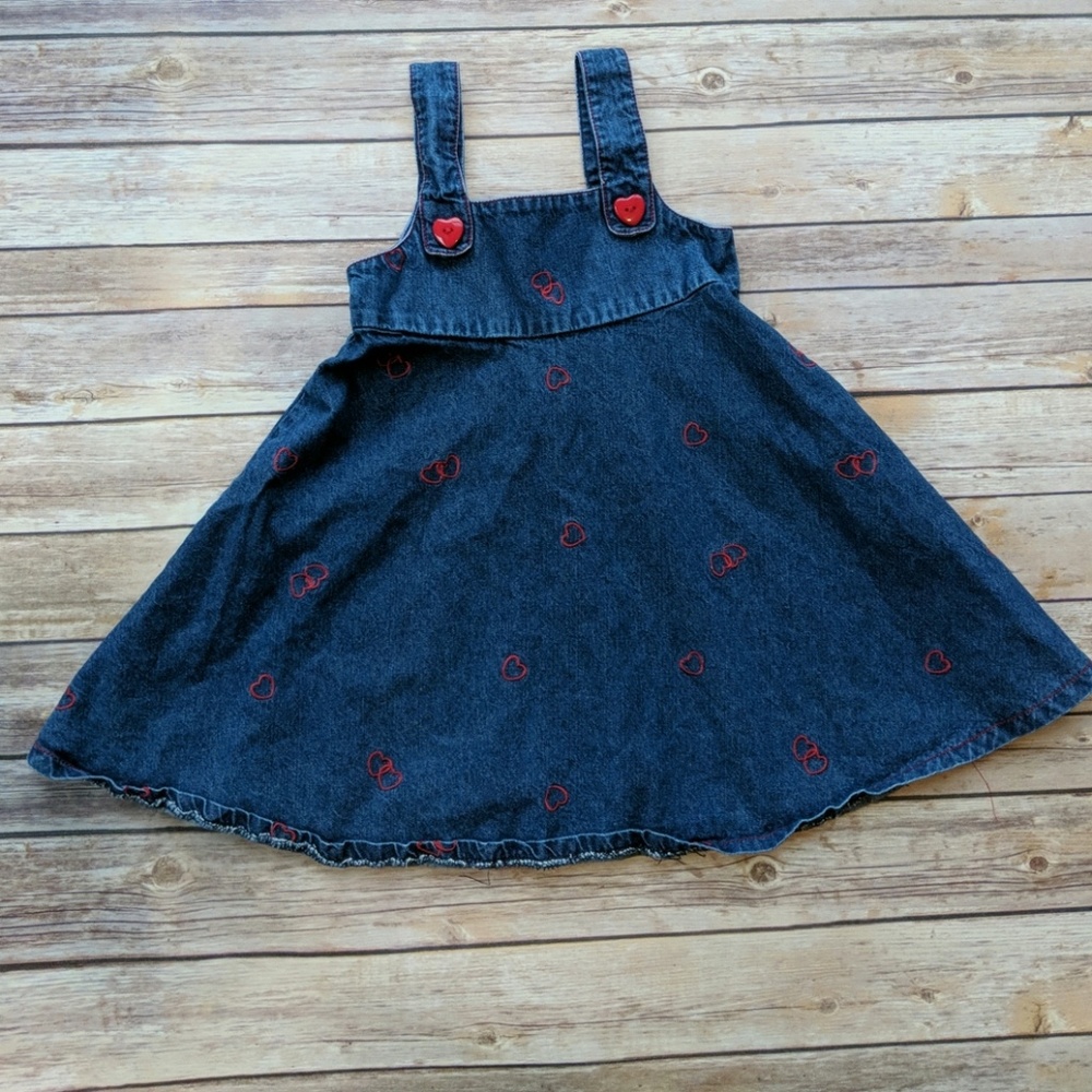 Blueberi Boulevard Denim Heart Dress